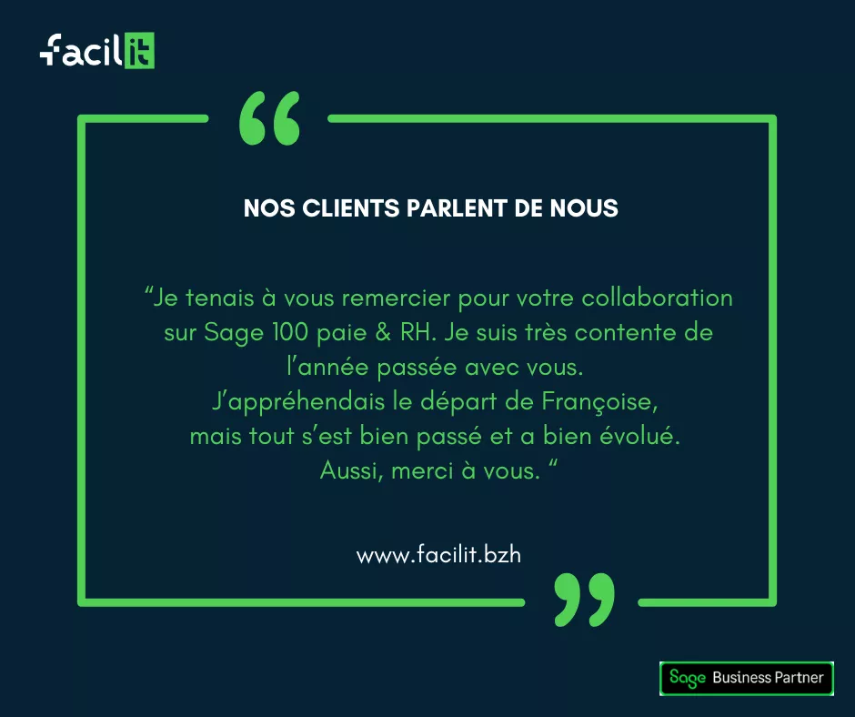 Lorsque que l&rsquo;un de nos clients nous dit merci !